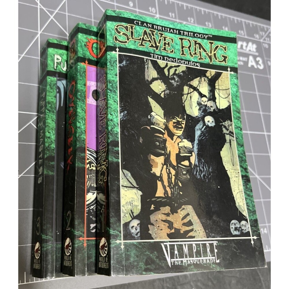 Vampire The Masquerade Clan Brujah Trilogy 3 Paperback Books By Tim Pedopulos